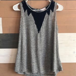 NWOT Crochet Detail Tank Top
